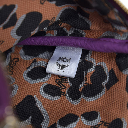 MCM Visetos Medium Project Reversible Shopper Tote Purple 16 of 23