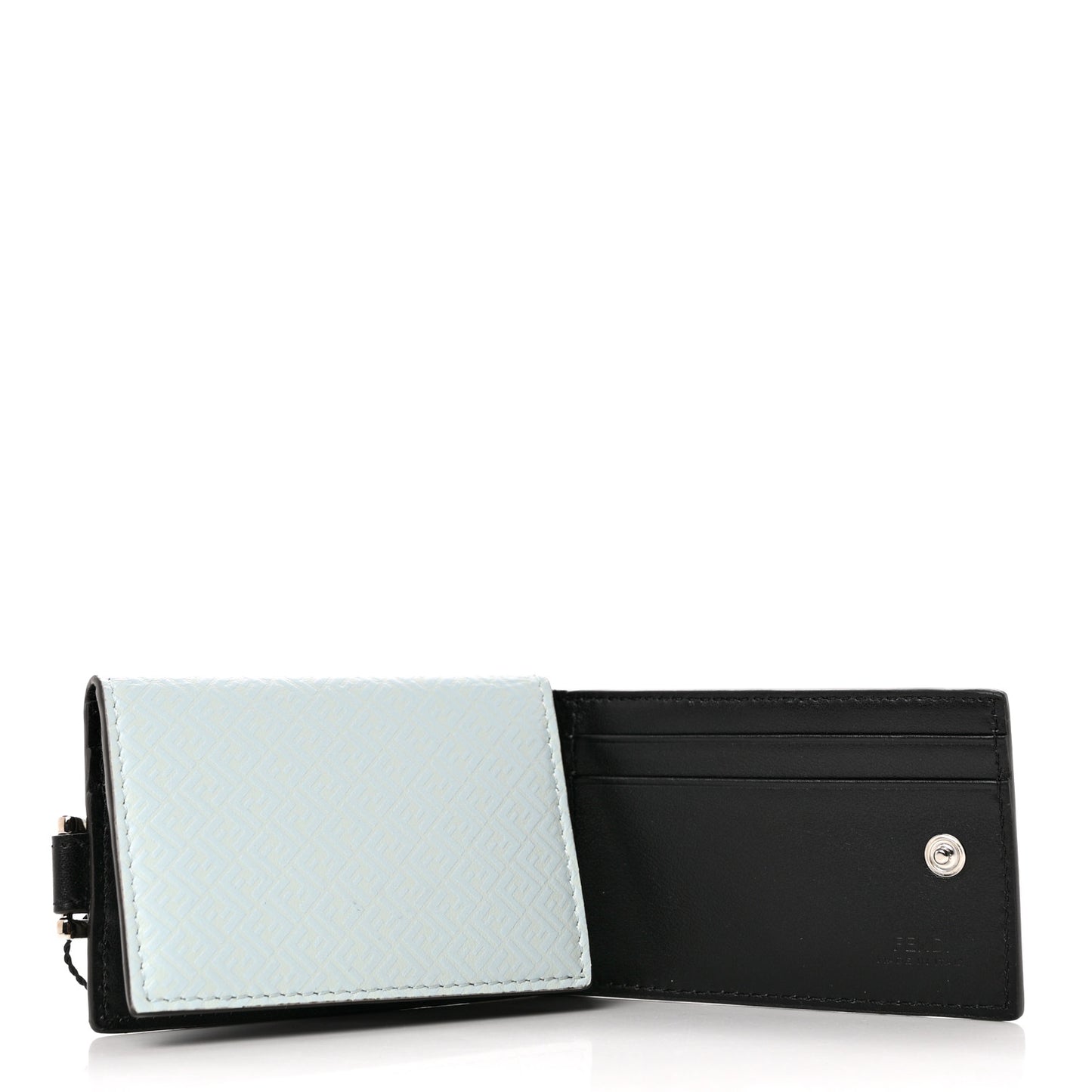 Vitello Grace Light Micro FF Embossed Card Case With Strap Baleari