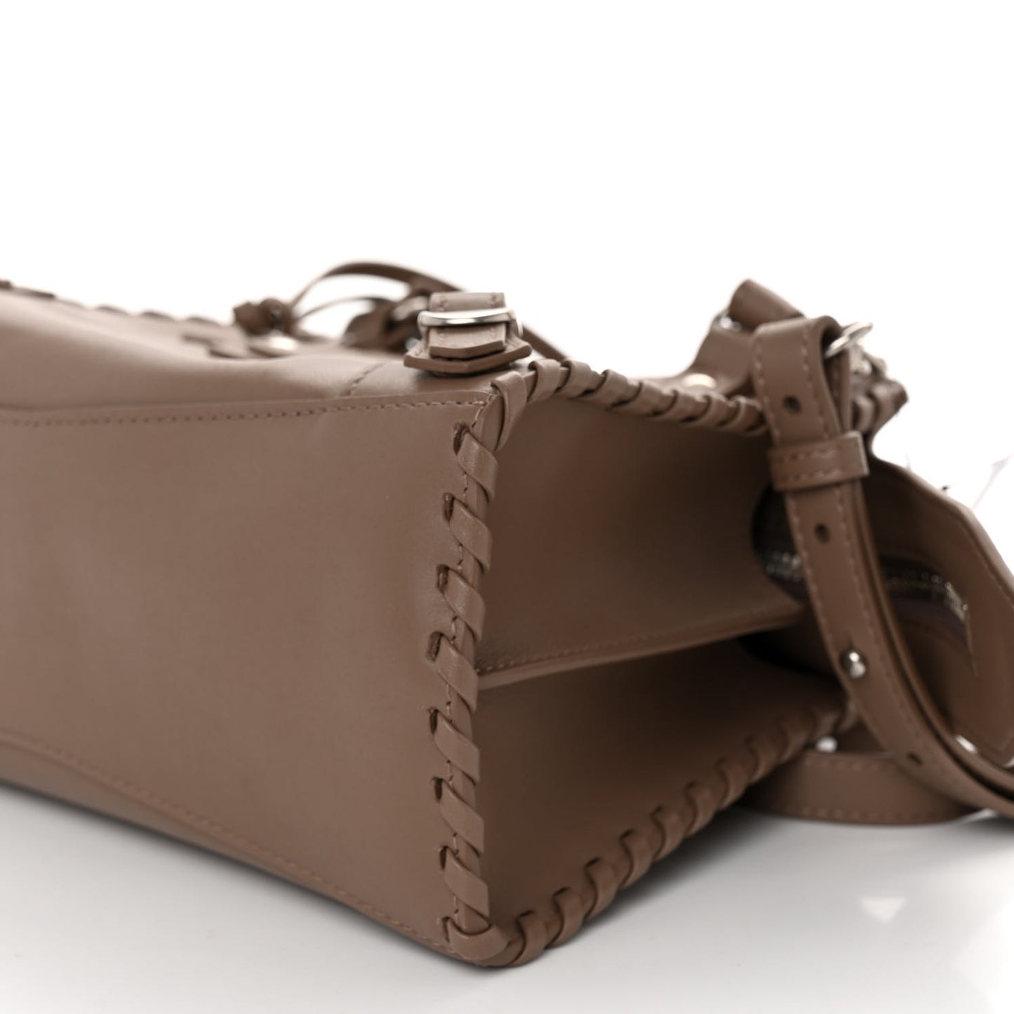 Smooth Calfskin Silver Hardware XS Neo Classic City Dark Mink Grey