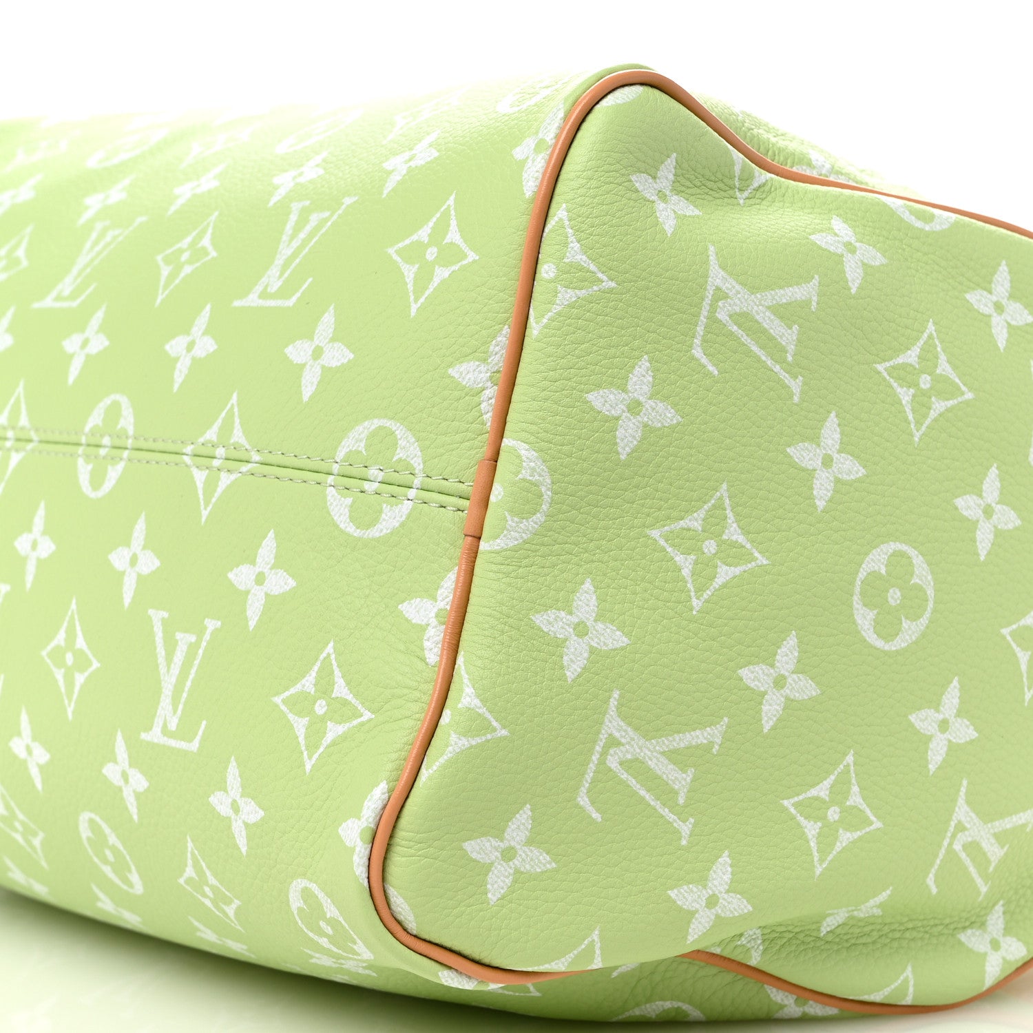 Louis Vuitton Calfskin Monogram Speedy P9 Bandouliere 30 Frozen Lime 10 of 11
