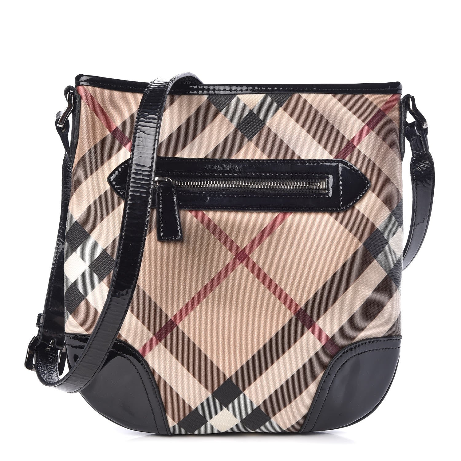 Burberry Supernova Check Small Dryden Crossbody Bag Black 1 of 12