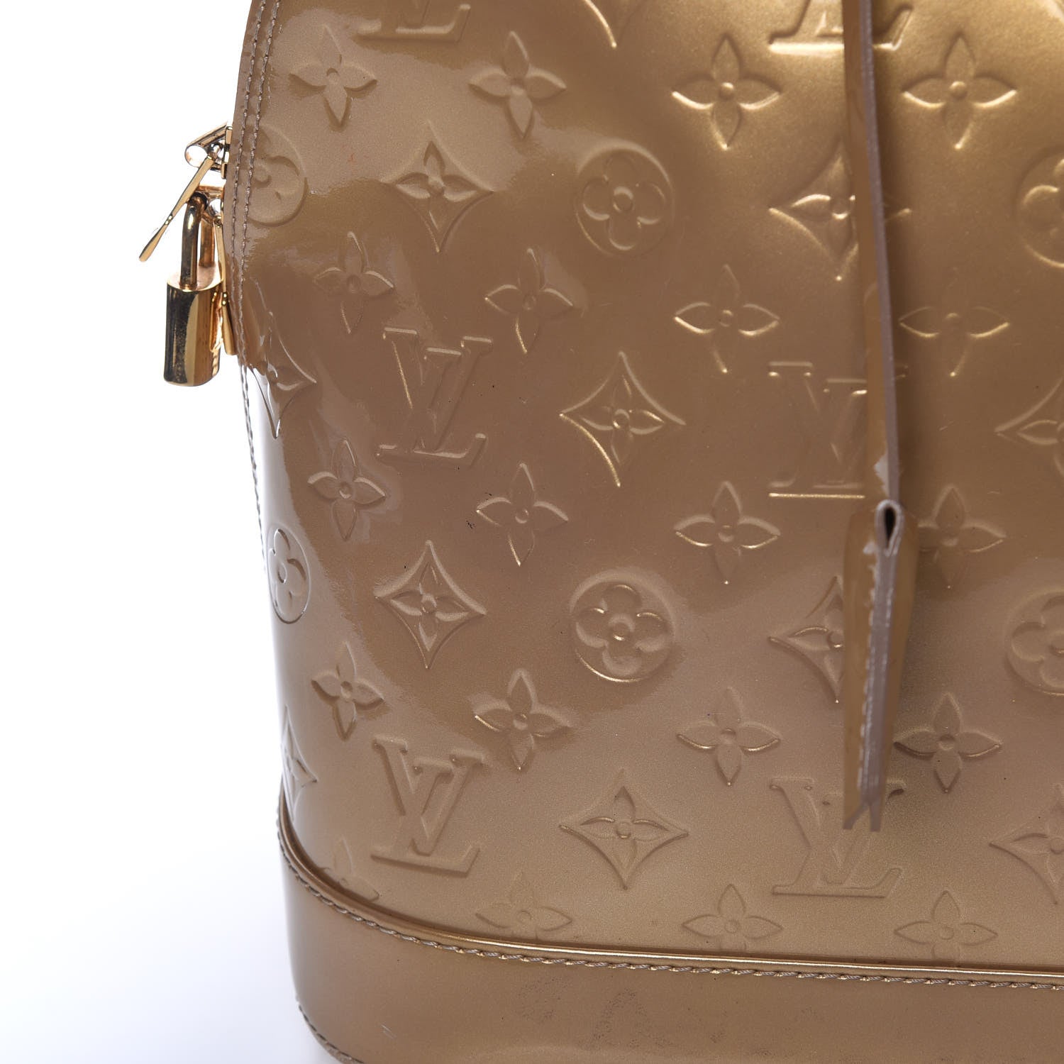 Louis Vuitton Vernis Alma GM Beige Poudre 19 of 22