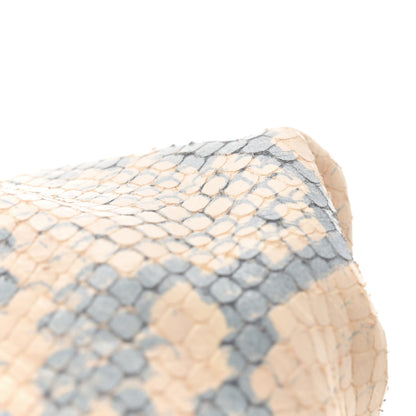 Bottega Veneta Goatskin Python Embossed Teen Pouch Cantaloupe 12 of 12