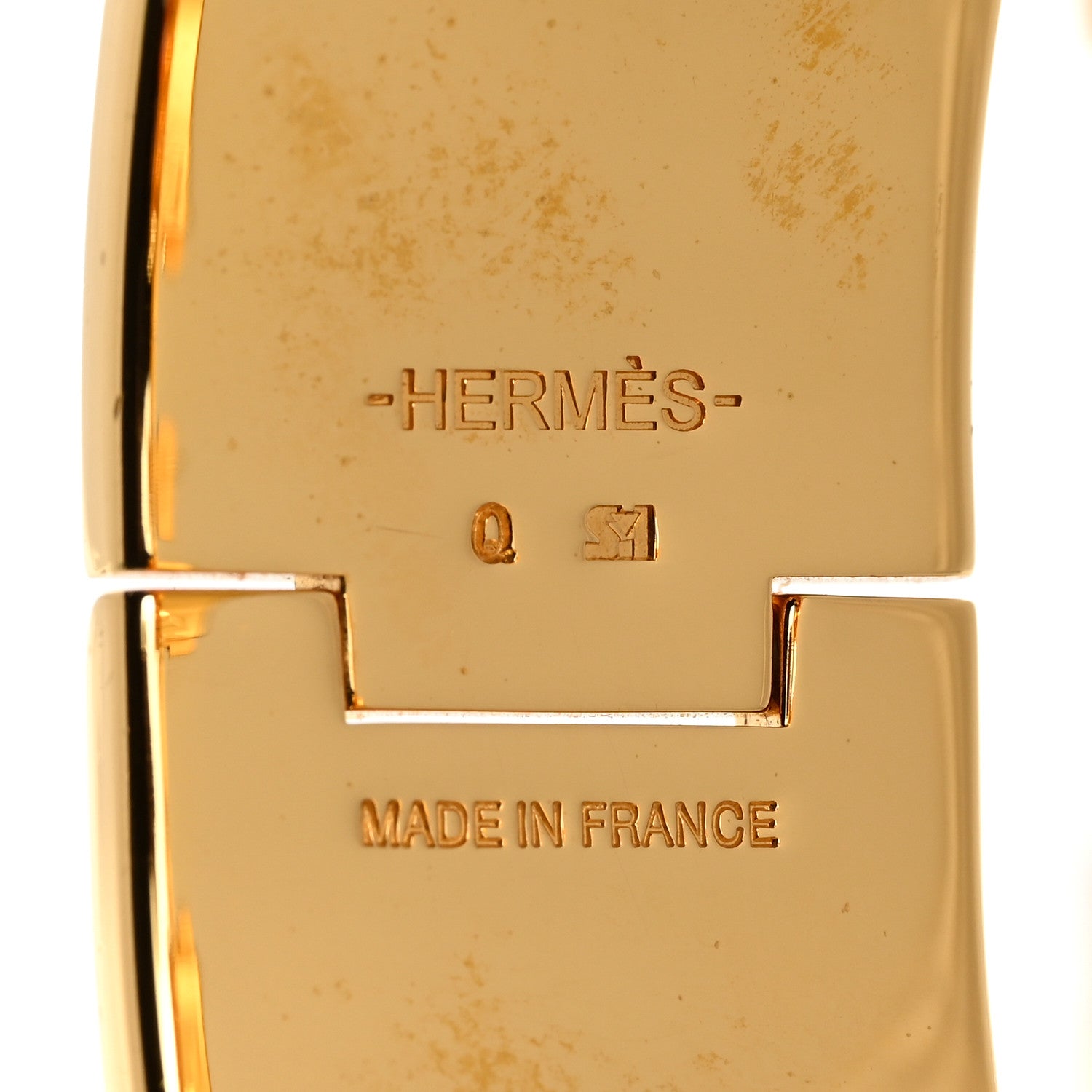 Hermes Enamel Wide Clic Clac H Bracelet PM Black 4 of 5
