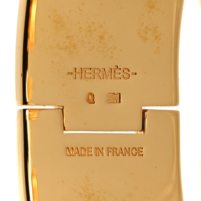Hermes Enamel Wide Clic Clac H Bracelet PM Black 4 of 5