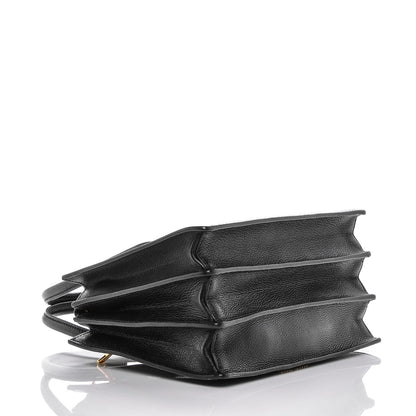 Miu Miu Goatskin Madras Tote Nero Black 5 of 7
