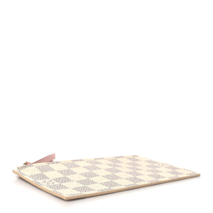 Louis Vuitton Damier Azur Felicie Chain Wallet Zippered Insert Rose Ballerine 4 of 7