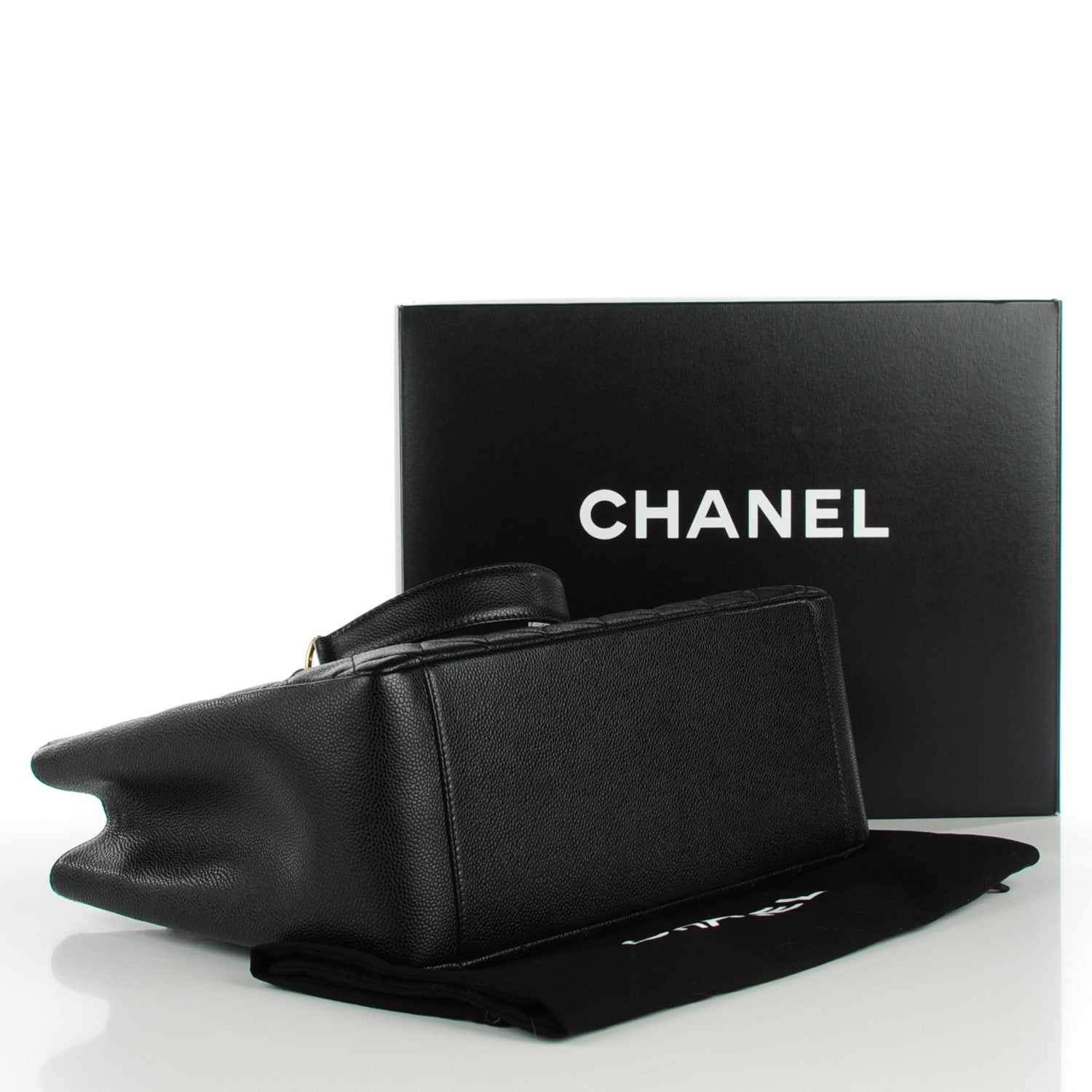 Chanel Caviar Quilted Grand Shopping Tote GST Black 4 of 7