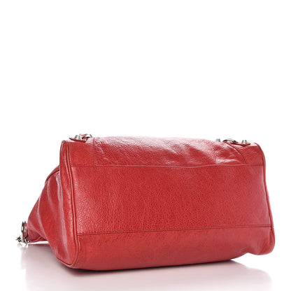 Balenciaga Agneau Giant 12 Silver Hardware Velo Coquelicot Coquelicot 5 of 12
