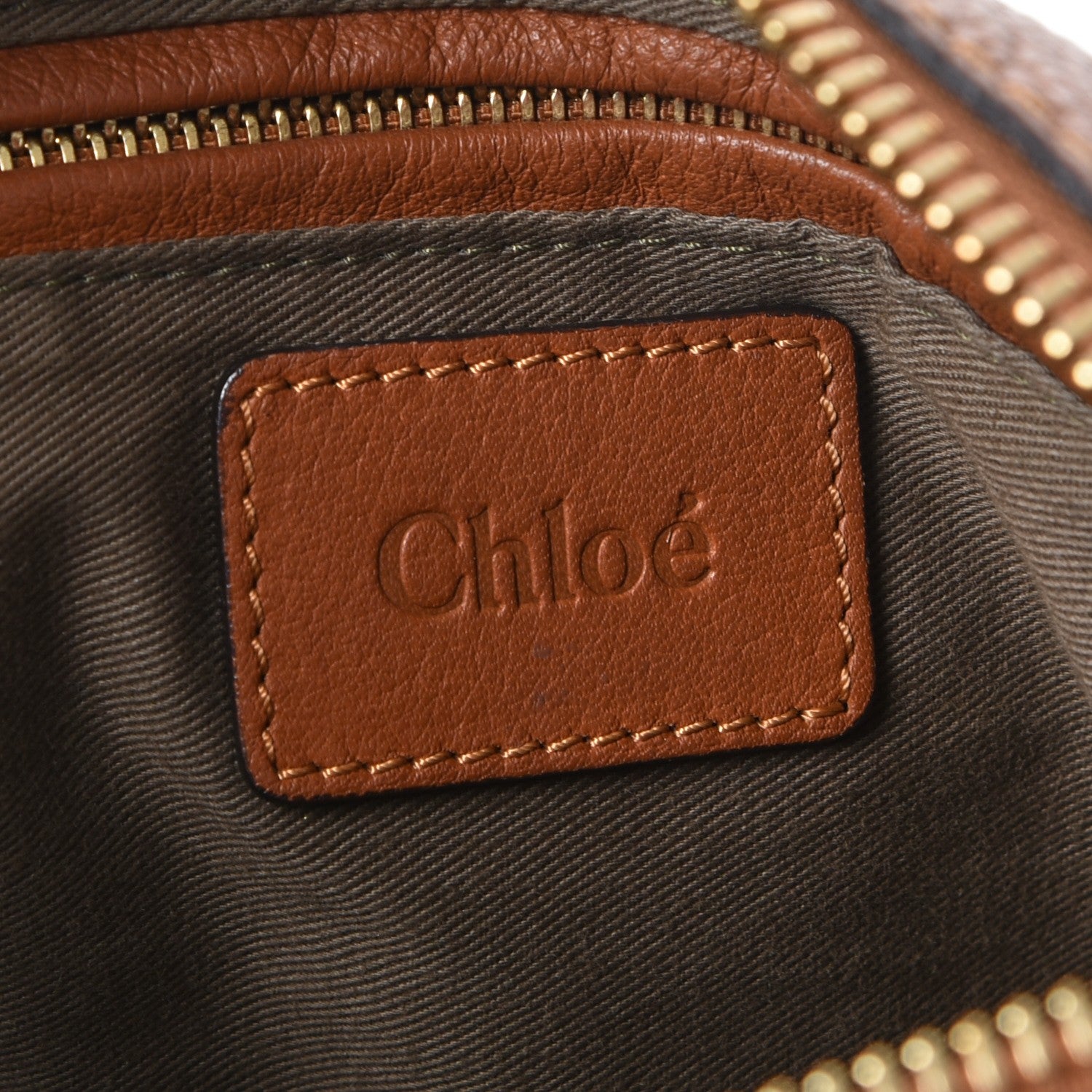 Chloe Calfskin Medium Marcie Satchel Tan 6 of 10
