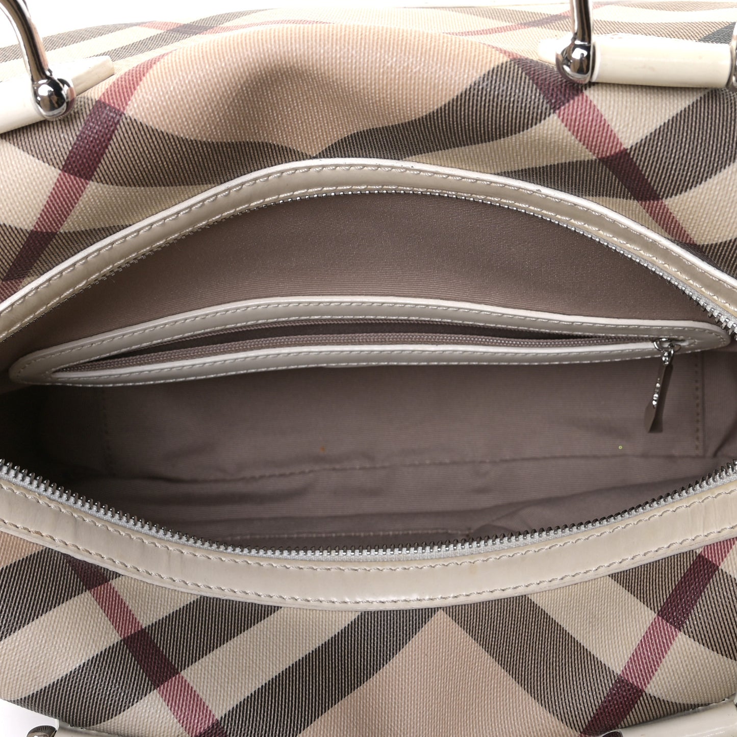 Nova Check Bowling Bag White