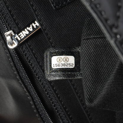 Chanel Vinyl Quilted In the Business Flap Bag Black 8 of 9