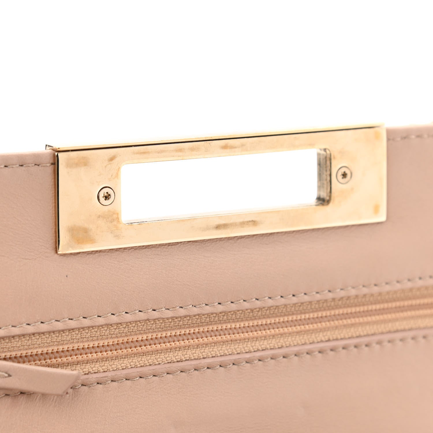 Chanel Patent Quilted Golden Class Wallet on Chain WOC Light Beige 13 of 14