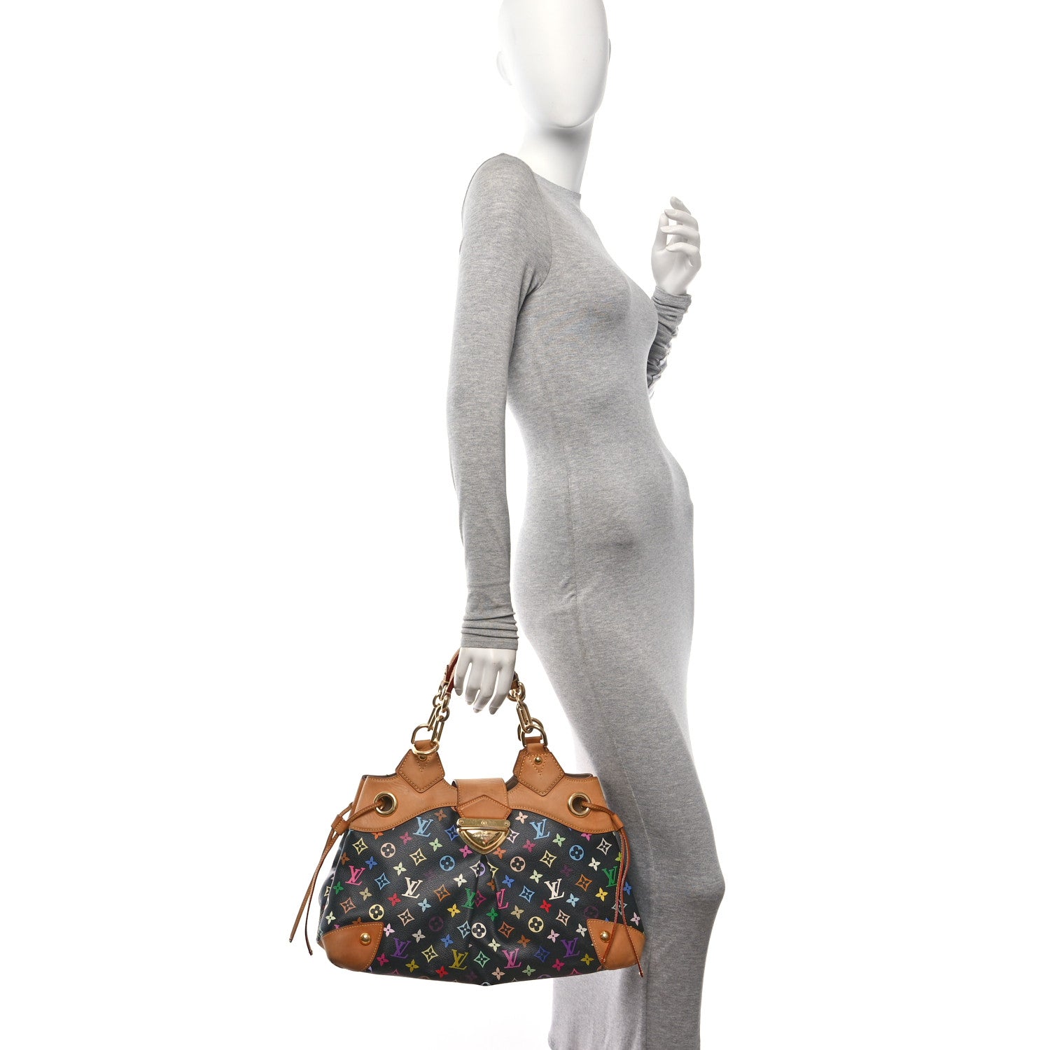Louis Vuitton Monogram Multicolor Ursula Black 2 of 12
