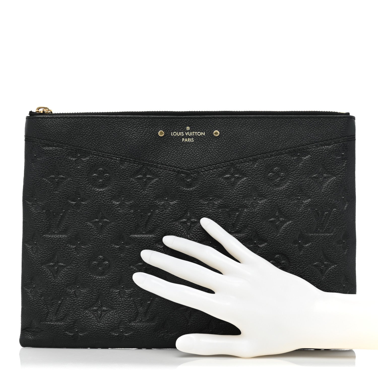 Louis Vuitton Empreinte Daily Pouch Black 2 of 8
