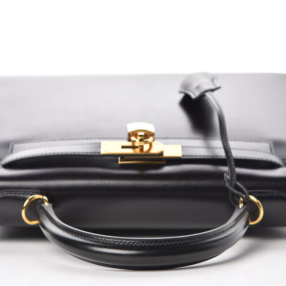 Hermes Box Kelly Sellier 28 Black 8 of 40