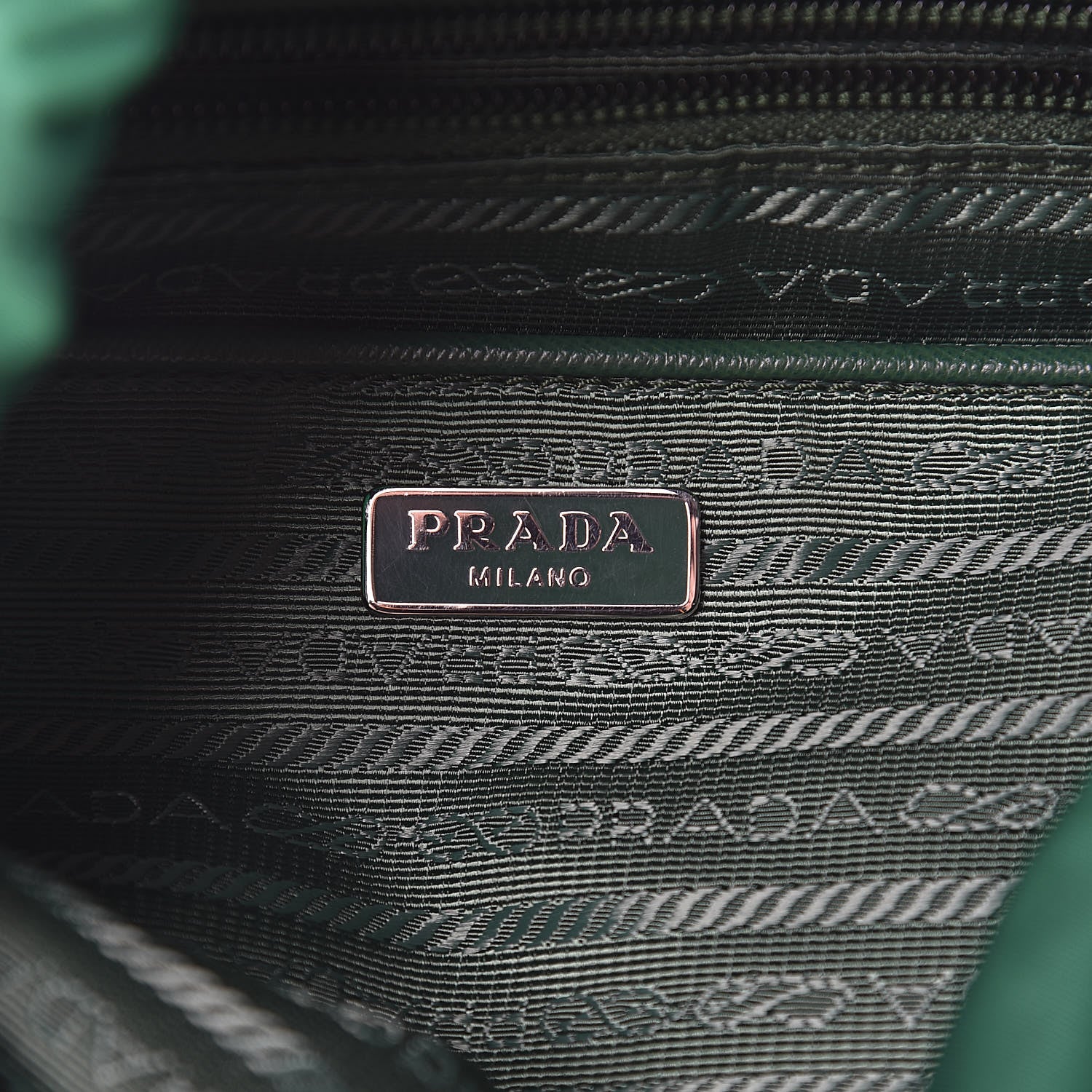 Prada Tessuto Nylon Vela Saffiano Mini Single Snap Buckle Backpack Oleandro 6 of 10