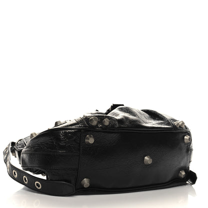 Balenciaga Agneau Arena Medium Le Cagole Shoulder Bag Black 6 of 13