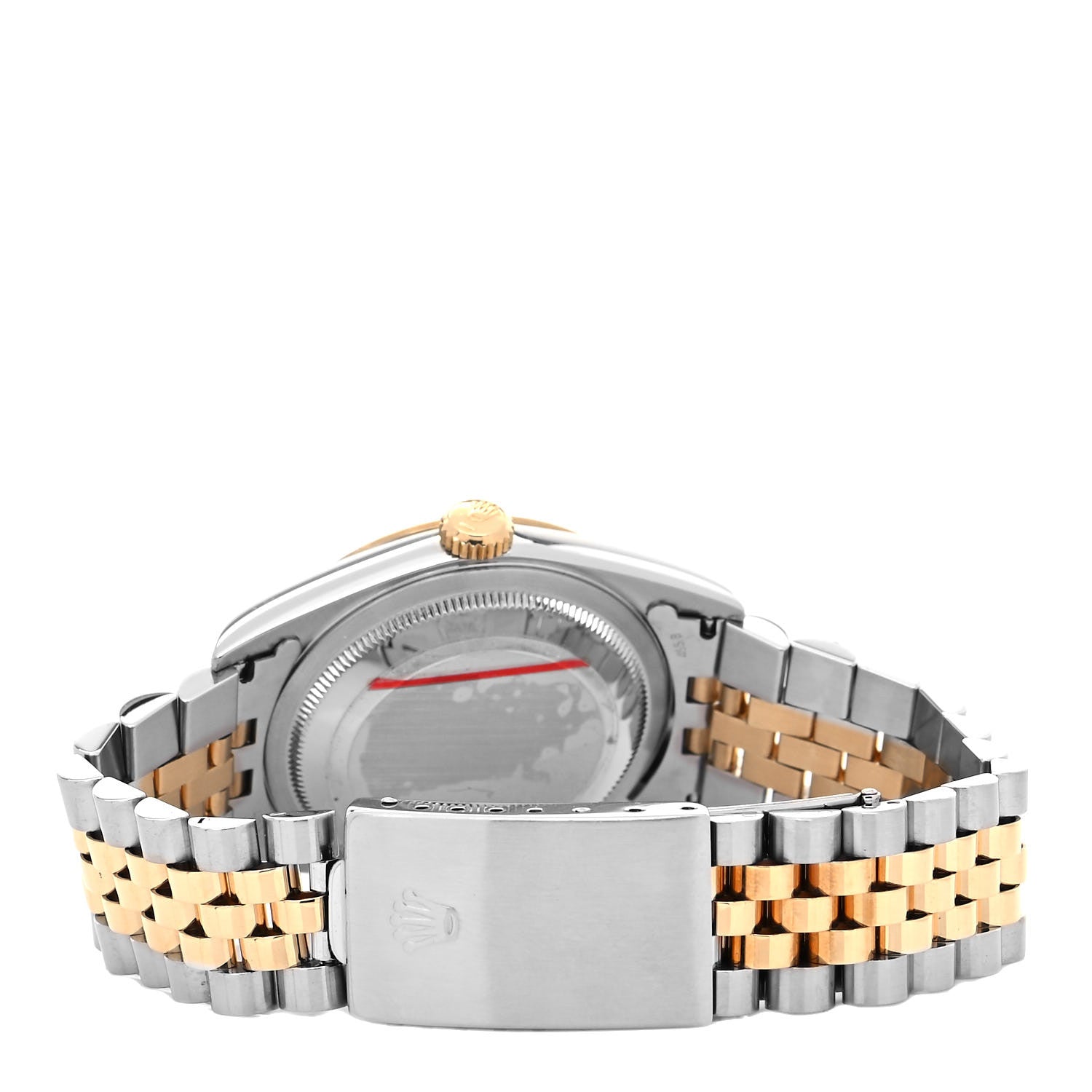 Rolex Stainless Steel 18K Yellow Gold 36mm Oyster Perpetual Datejust Watch White Roman 16233 3 of 4