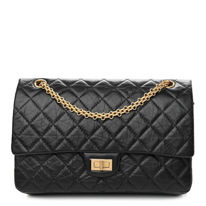 Chanel Aged Calfskin Quilted 2.55 Reissue 226 Flap Black 1 of 11