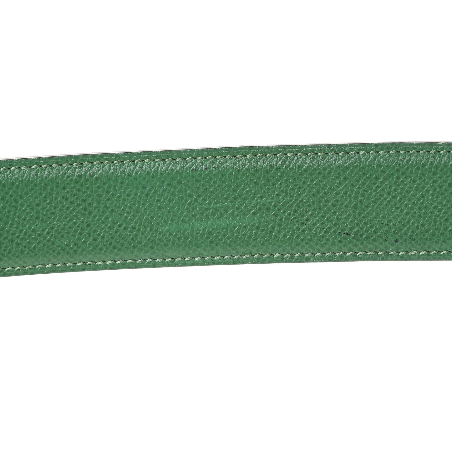 Courchevel 32mm Belt Strap 70 Gold Vert Clair