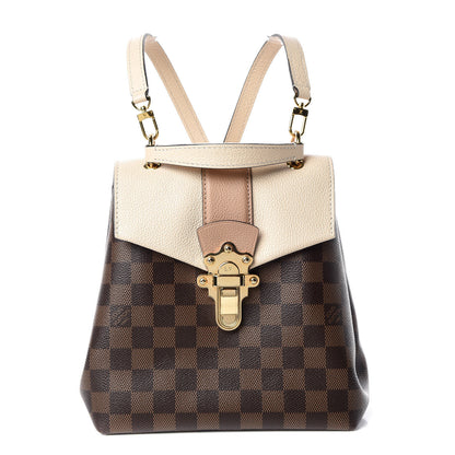 Louis Vuitton Damier Ebene Clapton Backpack Creme 1 of 9