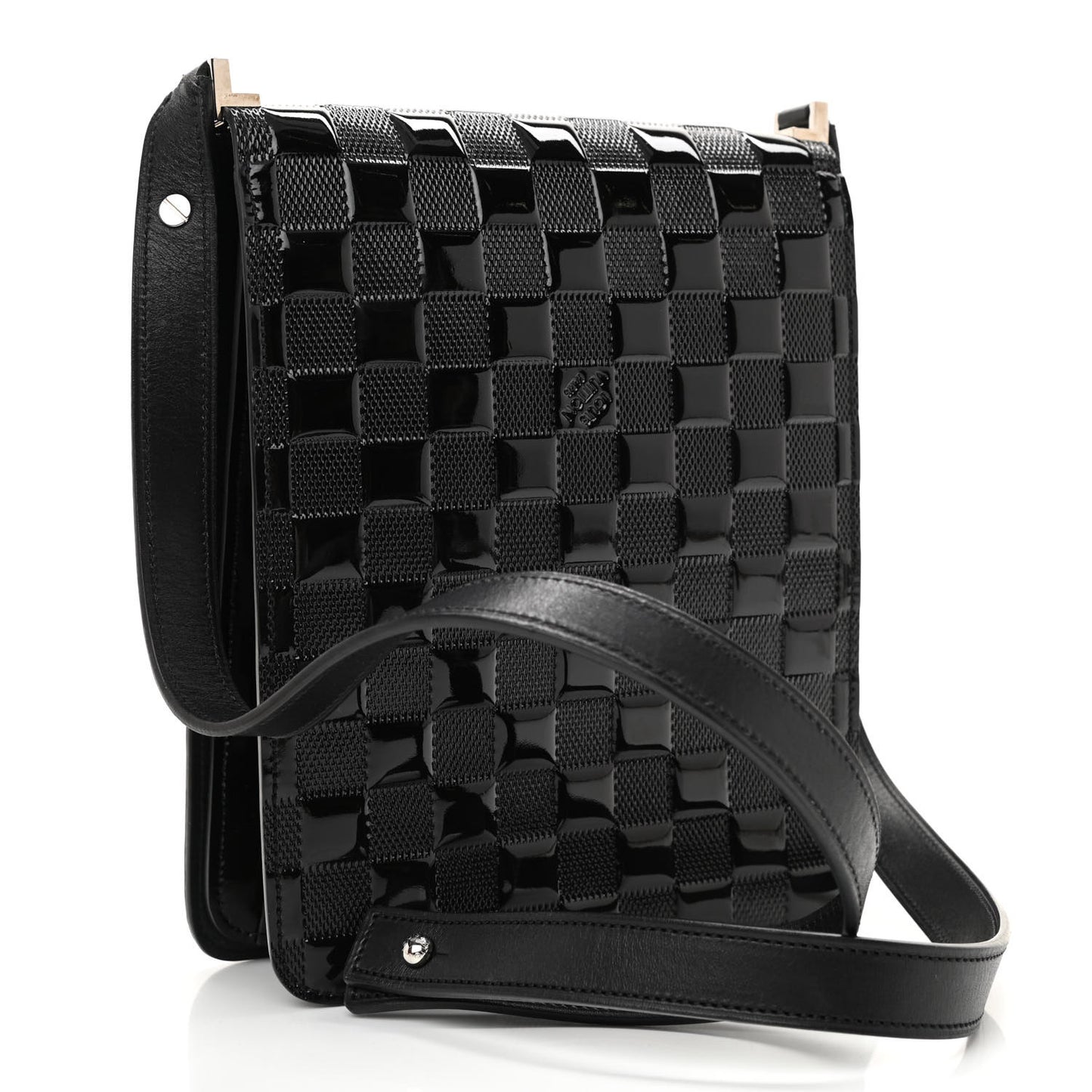 Damier Vernis Club Bag Black