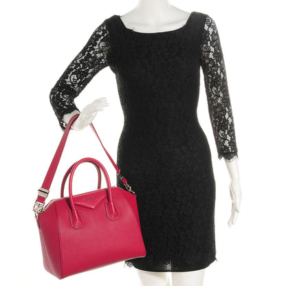 Givenchy Sugar Goatskin Small Antigona Fig Pink 2 of 9
