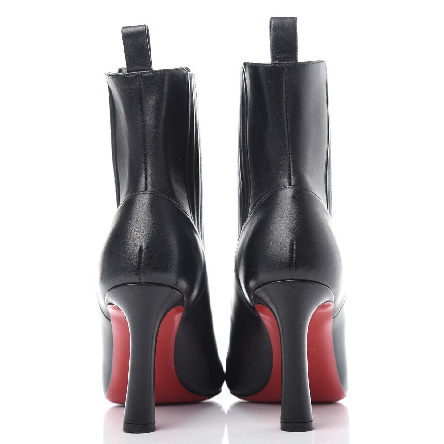 Calfskin Shine Me In The 90s 85 Ankle Boots 39.5 Black