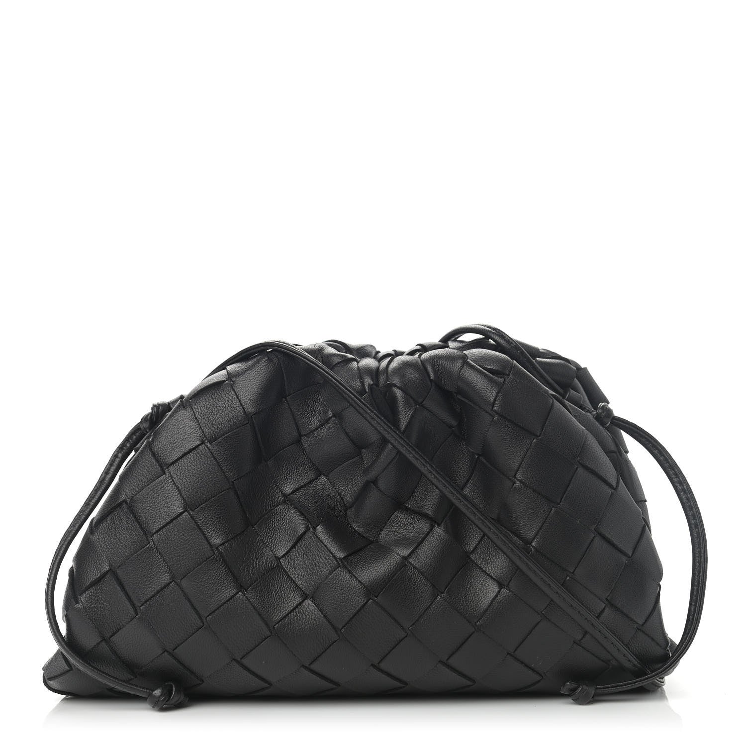 Bottega Veneta Nappa Intrecciato The Mini Pouch Black 1 of 10