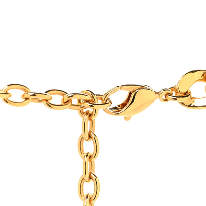 Christian Dior Metal Danseuse Etoile Chain Choker Necklace Gold 4 of 6