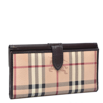 Burberry Haymarket Check Wallet Chocolate 2 of 14