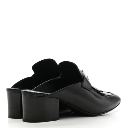 Hermes Goatskin Tuileries Mules 37 Black 4 of 13