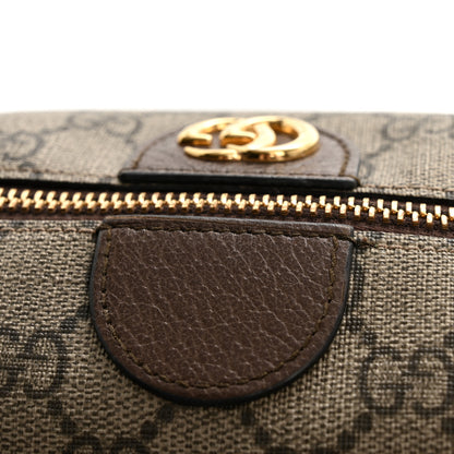 Gucci Soft GG Supreme Monogram Calfskin Medium Ophidia Cosmetic Case Beige Ebony New Acero 9 of 9