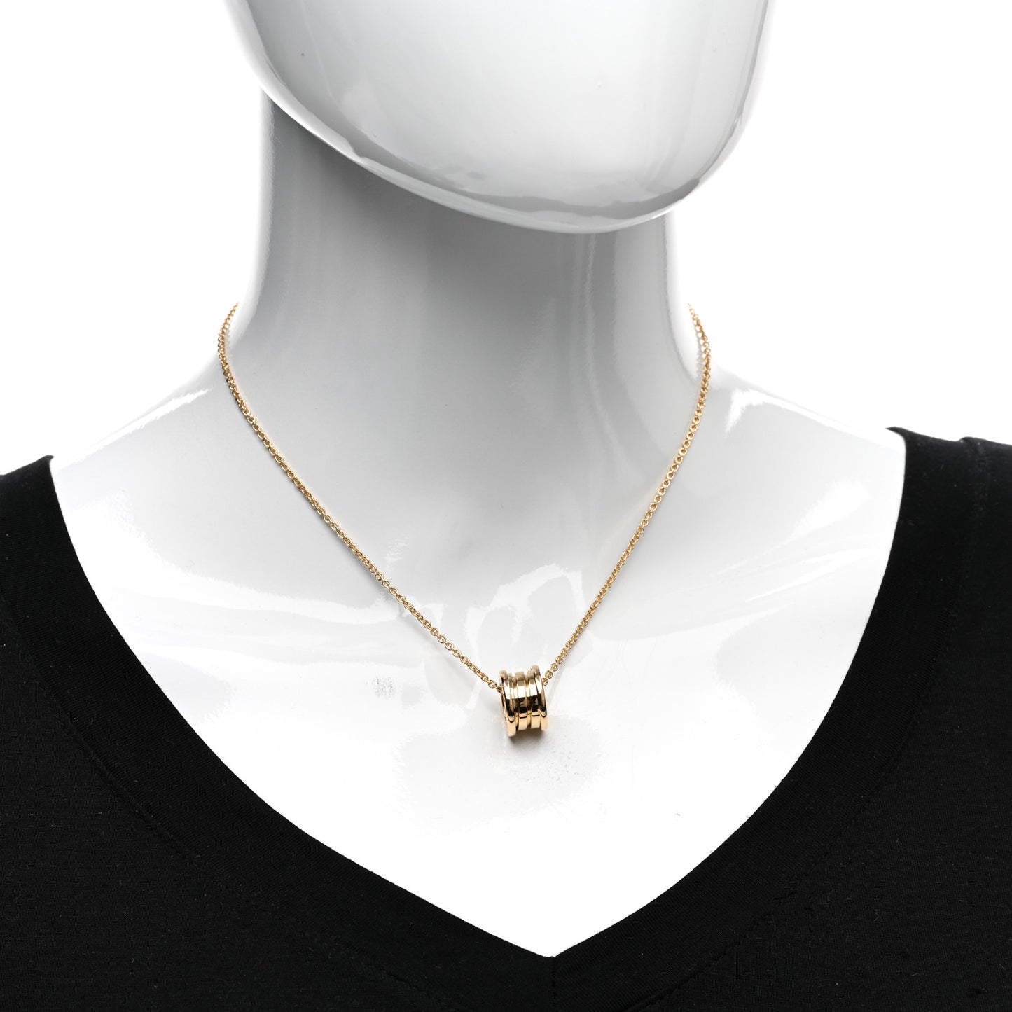 18K Yellow Gold B.Zero1 Pendant Necklace