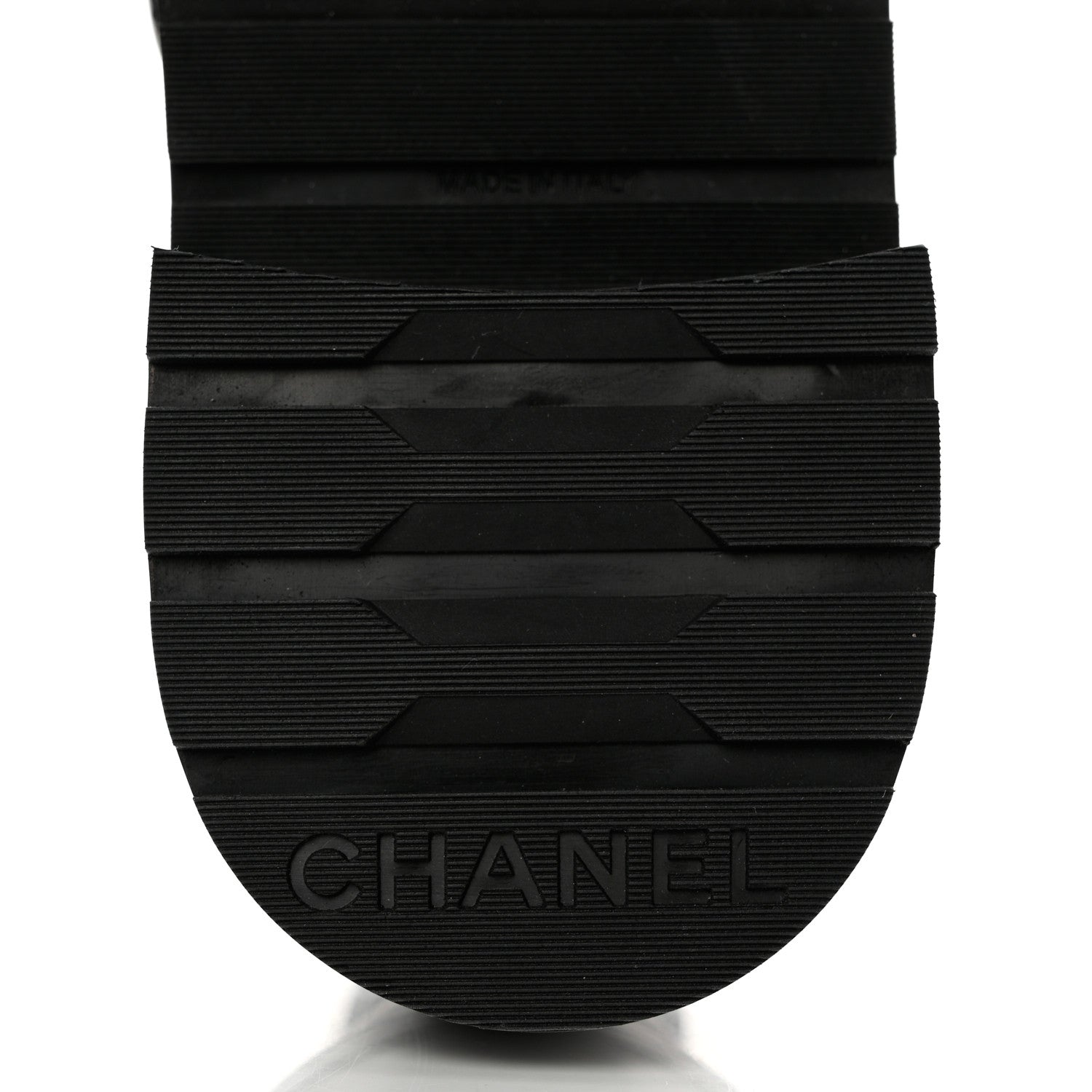 Chanel Shiny Lambskin Quilted Lace Up Combat Boots 39 Black 8 of 10
