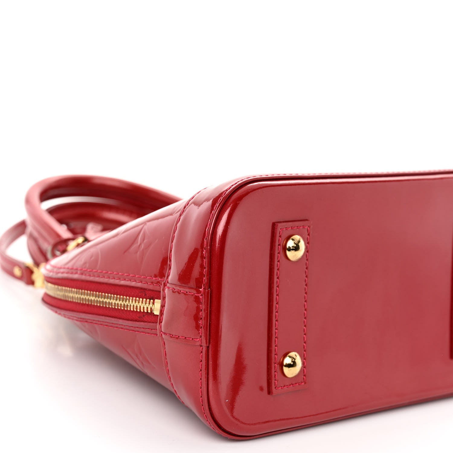 Louis Vuitton Vernis Alma BB Cherry 8 of 9