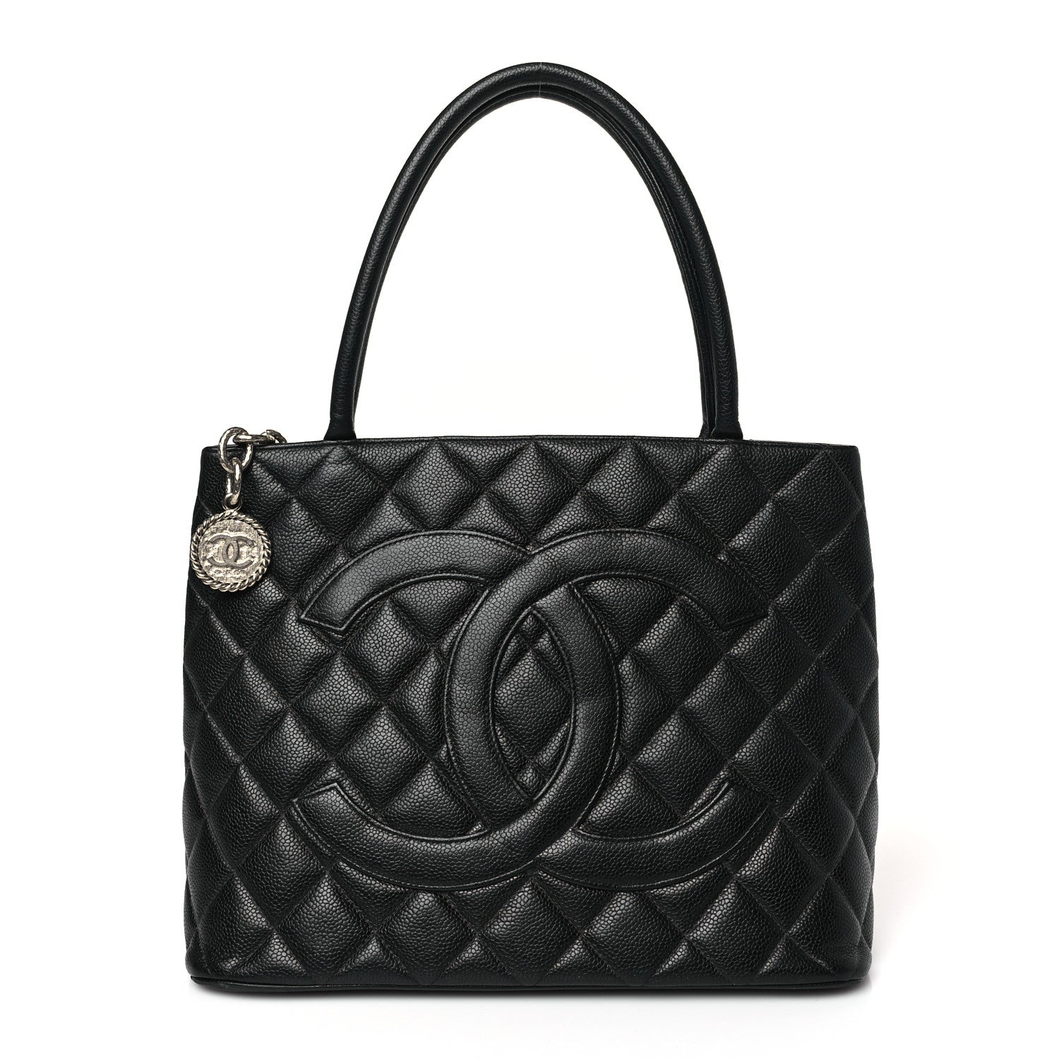 Chanel Caviar Quilted Medallion Tote Black 1 of 11