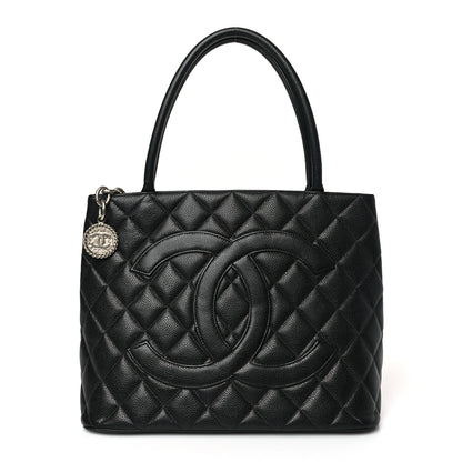 Chanel Caviar Quilted Medallion Tote Black 1 of 11