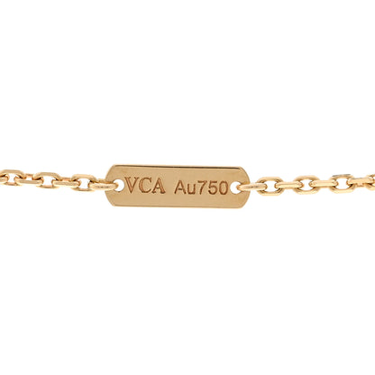 Van Cleef & Arpels VAN CLEEF & ARPELS 18K Yellow Gold Vintage Alhambra Pendant Necklace 4 of 6
