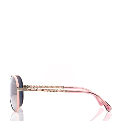 Chanel Pilot Winter Sunglasses 4219-Q Light Pink 3 of 8