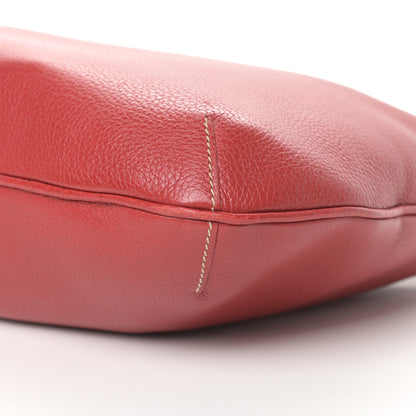 Prada Vitello Daino Hobo Rosso 10 of 12