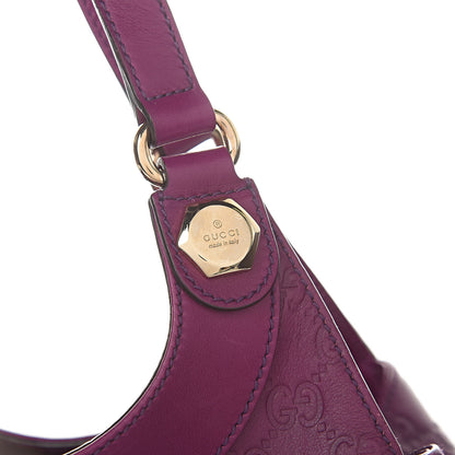Gucci Guccissima Charmy Shoulder Bag Purple 10 of 10