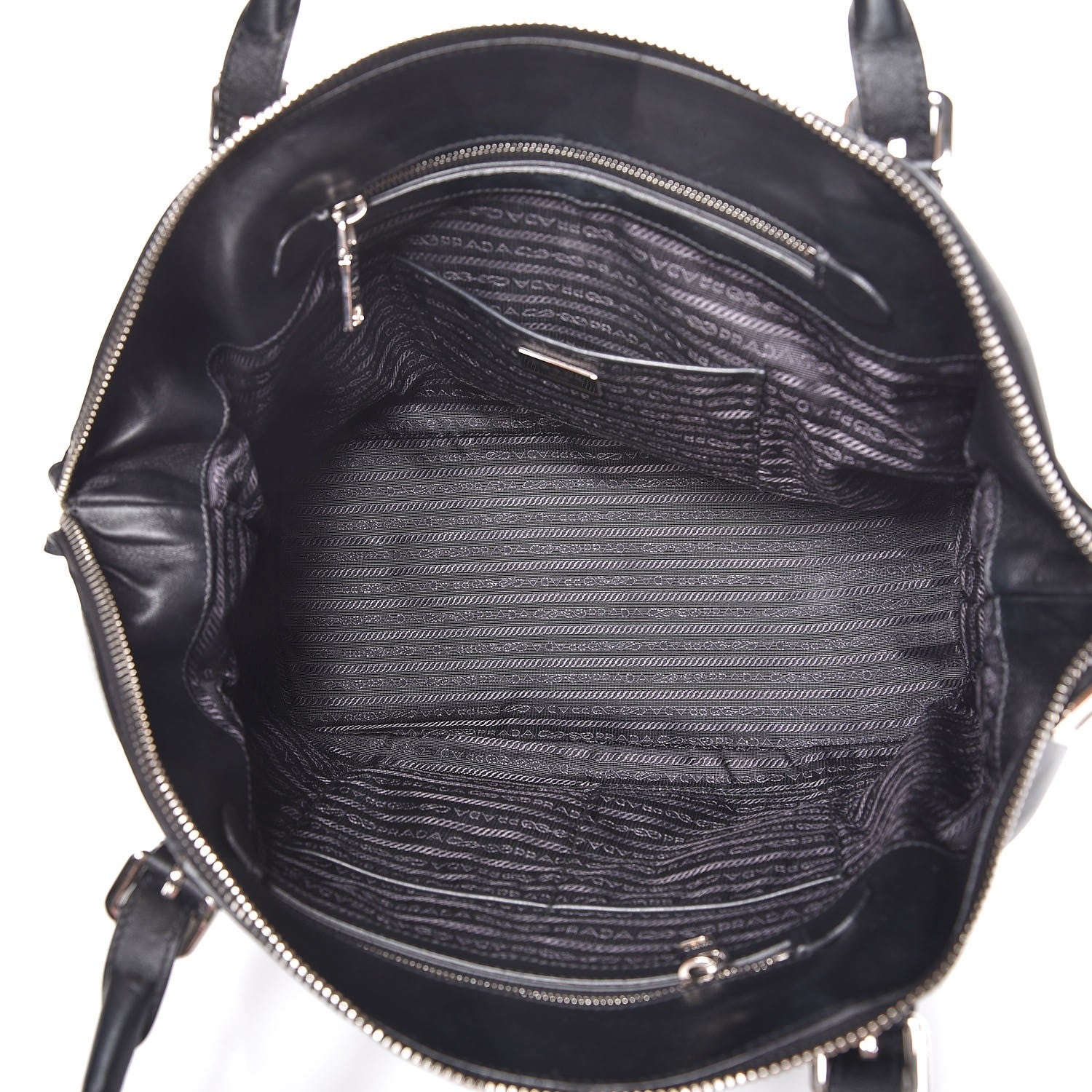 Prada Soft Calf Large Satchel Nero Black 5 of 13
