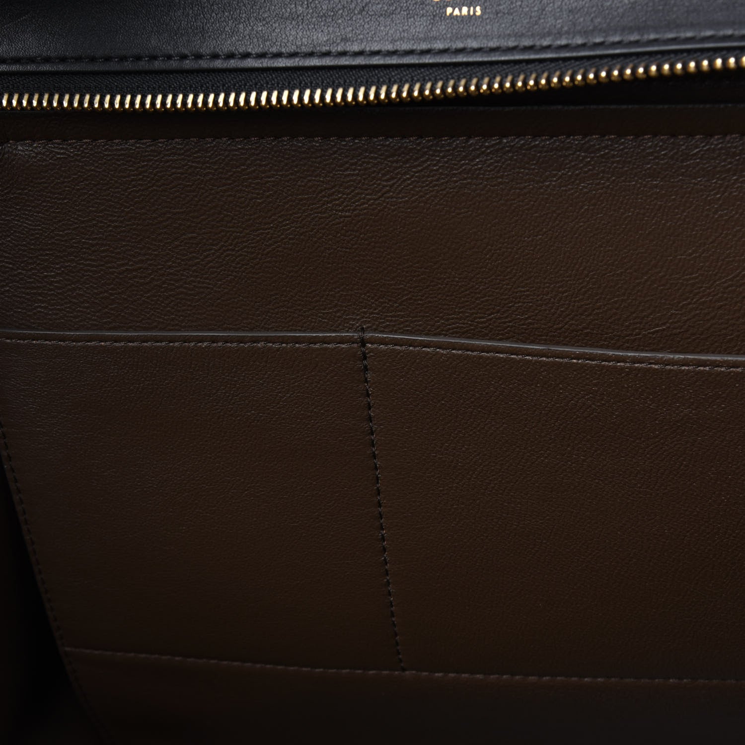 Celine Calfskin Suede Trapeze Tri-Color Cobalt 10 of 20