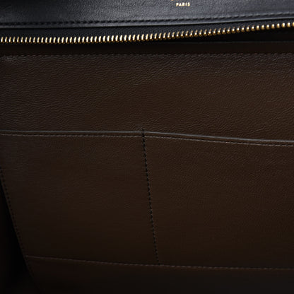 Celine Calfskin Suede Trapeze Tri-Color Cobalt 10 of 20