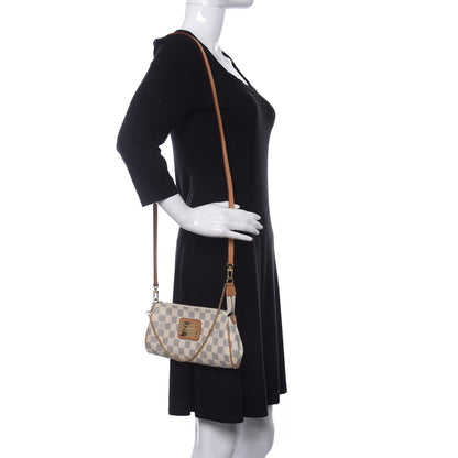 Louis Vuitton Damier Azur Eva Clutch 2 of 11