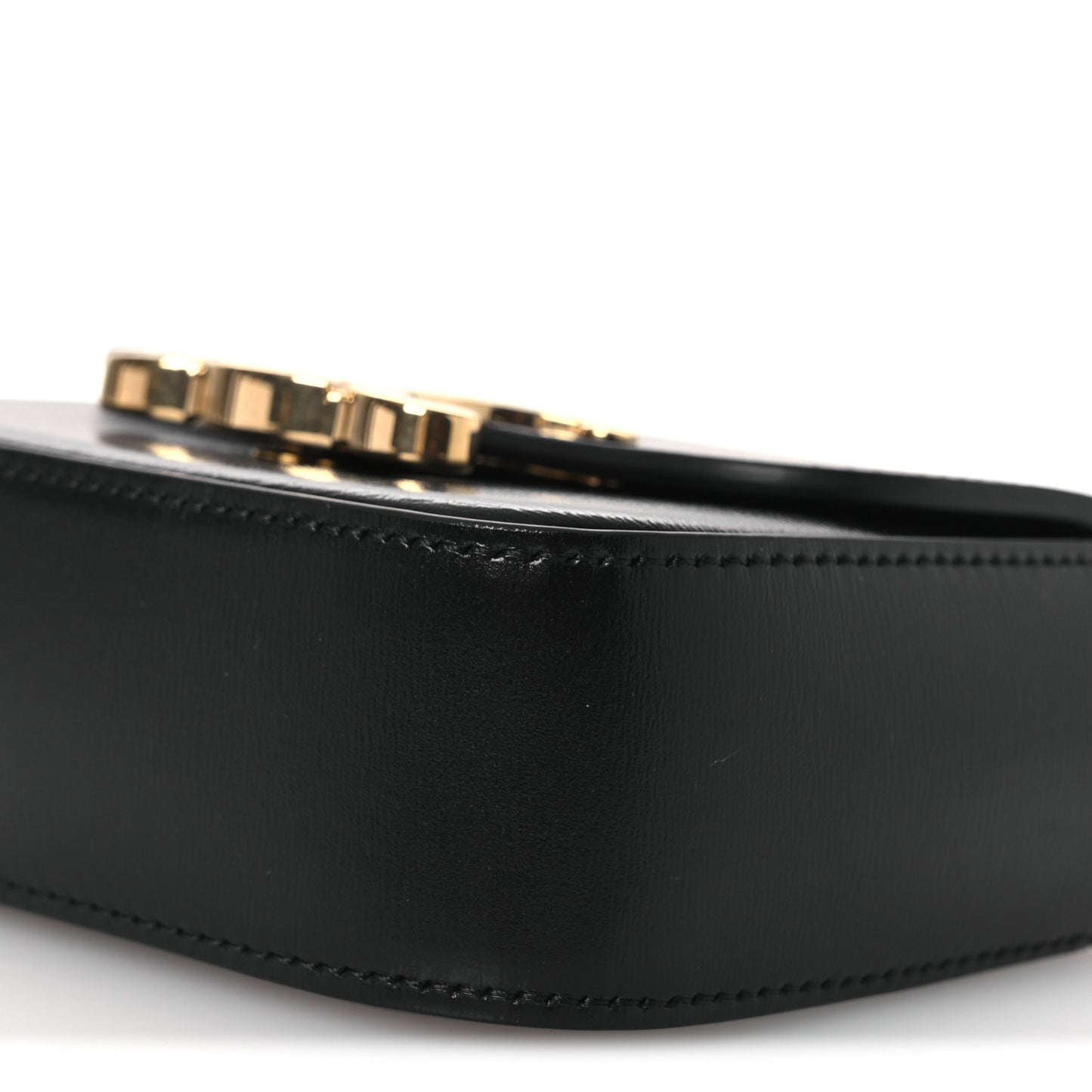 Shiny Calfskin Mini Claude Black