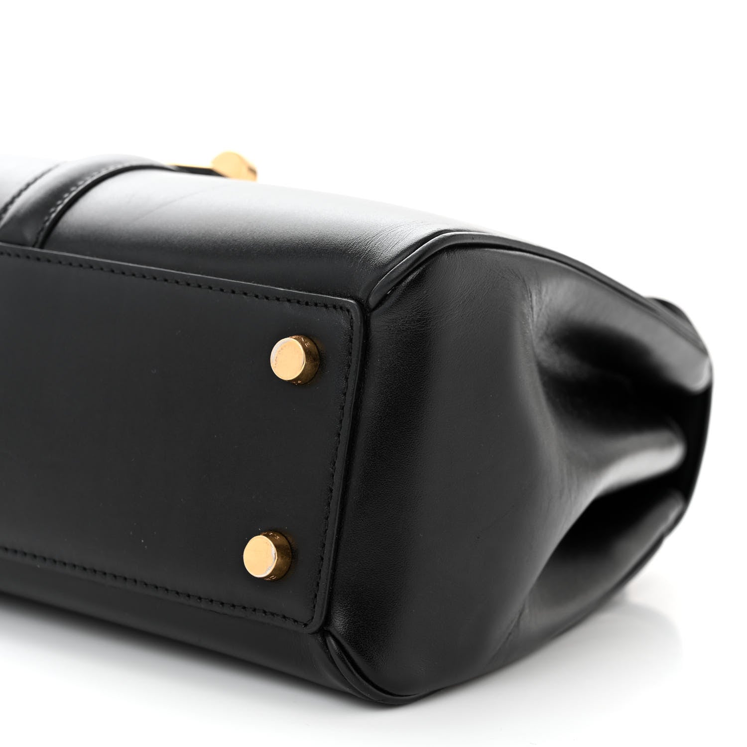 Celine Satinated Calfskin Small 16 Top Handle Bag Black 12 of 12