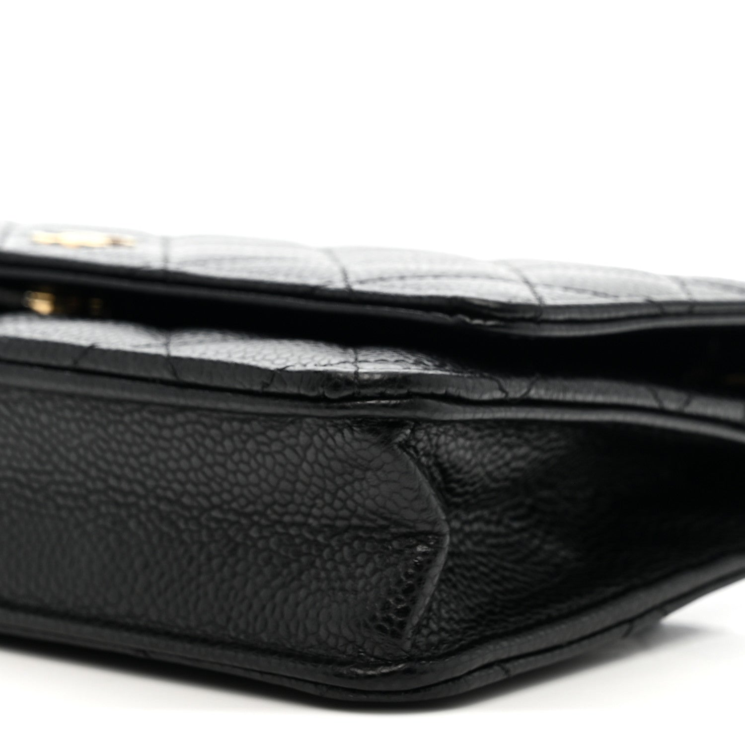 Chanel Caviar Quilted Wallet on Chain WOC Black 11 of 12